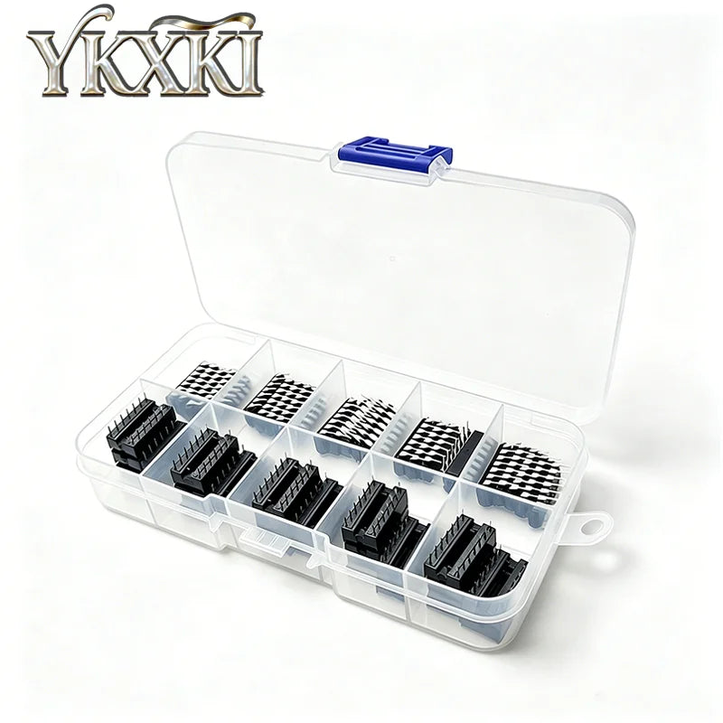 5/10Values IC Combination box Kit 74LS00 74LS02 74LS04 74LS08 74LS32 74LS47 74LS86 74LS90 74LS138 74LS245 With IC socket