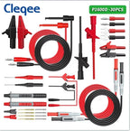 Cleqee P1600 Series High Quality Multimeter Test Lead Kit BNC-Test Cable Test Probe IC Test Hook Automotive Repair Tool Set