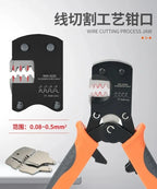 Crimper Plier 0.03-0.52mm² 32-20AWG Micro Connector Ratecheting Crimping Tool Set 1470pcs PH2.0mm Kit
