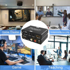 192Khz ARC Audio extractor HDMI ARC Return Extractor DAC Converter ARC SPDIF Optical to Optical 3.5mm L/R Stero Audio Extractor