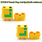1/2/3/5Pcs XT90S Anti Spark Connector Amass XT90-S XT90H-M Plug Connector Anti-Spark Male Female Adapter For RC Car Lipo Battery