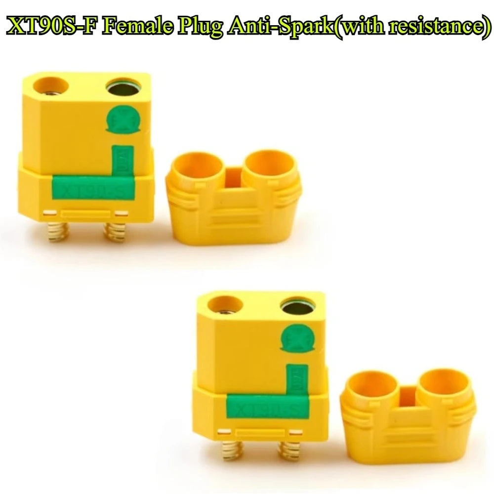 1/2/3/5Pcs XT90S Anti Spark Connector Amass XT90-S XT90H-M Plug Connector Anti-Spark Male Female Adapter For RC Car Lipo Battery