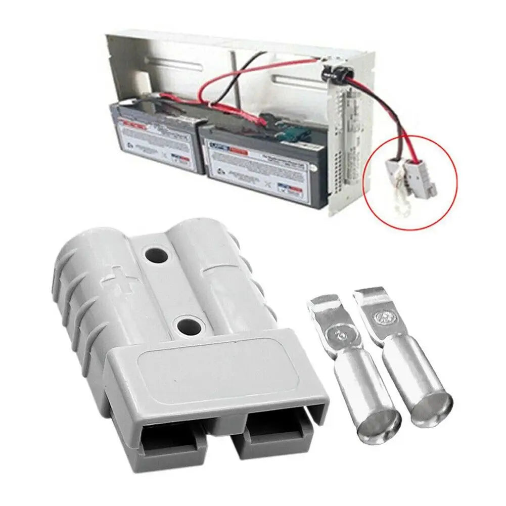 1-10Pcs Battery Terminal Connectors 2-Pin 50A-600V Battery Quick Connect/Disconnect for Anderson Style Plug Connectors DC