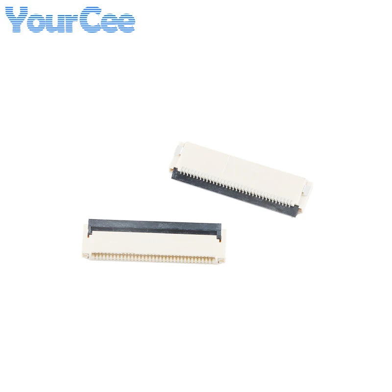 10PCS FFC/FPC Connector Flat Cable Socket 0.5MM Adapter 4/6/8/10/12/14/16-30/32/40/50/60 Pin Back Flip Front Insert Horizt