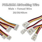 100pcs /LOT JST PH2.0 Straight/Curved Needle Connector 2Pin~16Pin Male Pin Header Right Angle 90°/180° 2.0mm Pitch