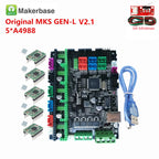 Makerbase Original MKS GEN L V2.1 3D Printer Control Card 8bit Motherboard Support A4988 DRV8825 TMC2208 TMC2209 TB6600 TMC2160