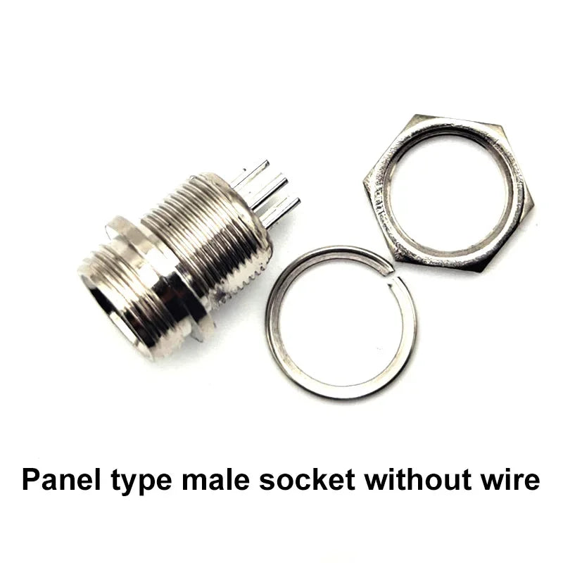 GX12 2 3 4 5 6 Pin Aviation Connector Cable Straight Elbow Male Female Molded Plug Wire 1/3/5 Meters Waterproof Extension Line