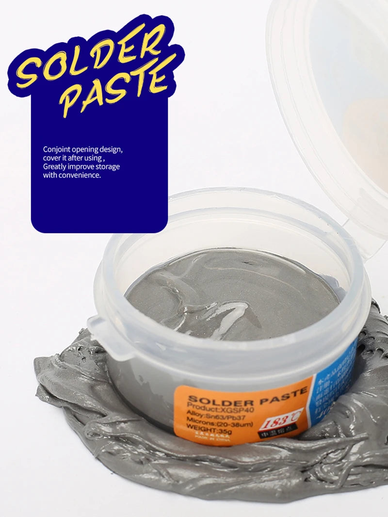 MECHANIC 183℃ Solder Tin Paste Sn63/Pb37 BGA Reballing Welding Flux Soldering Cream for Mobile Phone IC CPU SMD PCB Rework Tools