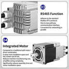 48V DC Servo Motor All-in-one Built In Drive 200-1000W Low Voltage 60/80mm Motor 17Bit Absolute Encoder 3000RPM With RS485