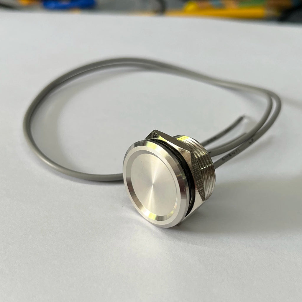 16mm 19mm 22mm 25mm Waterproof IP68 200mA  Momentary Normally Open Switch Stainless Steel Piezo Switch