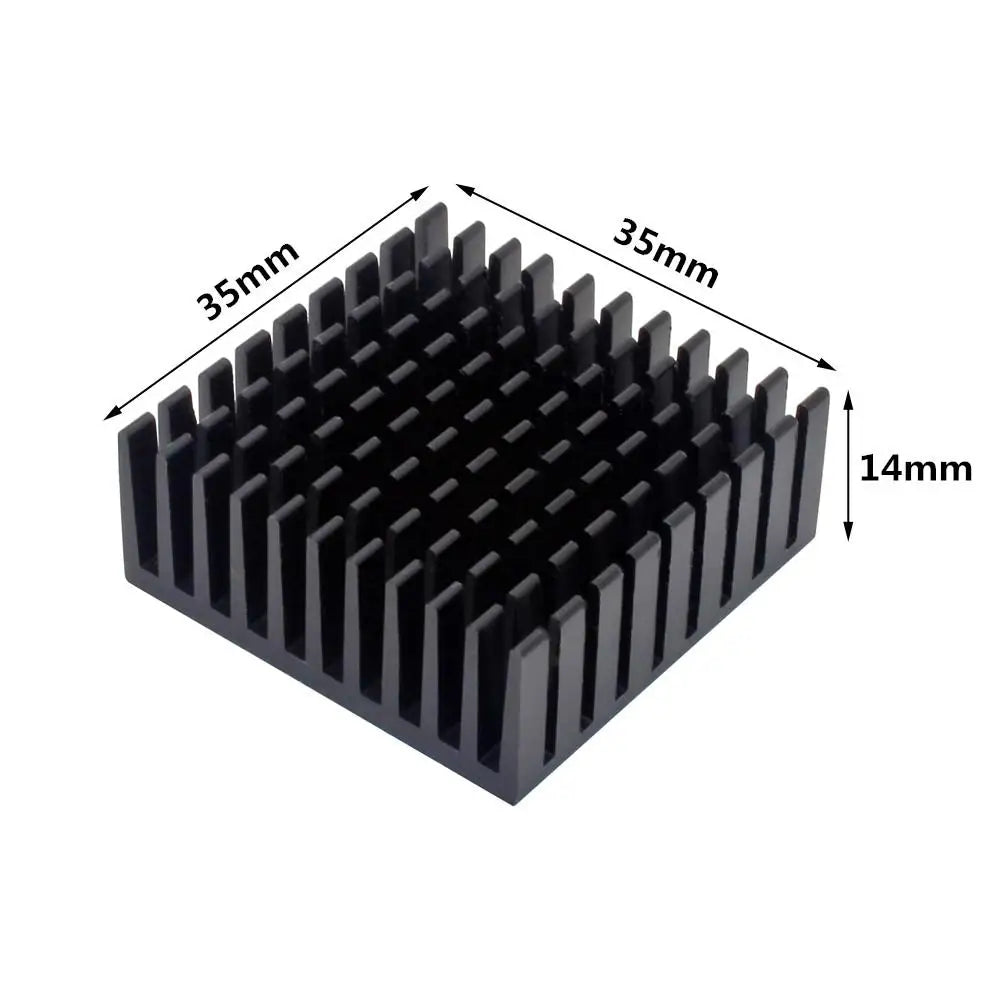 Aluminum Heatsink Radiator Heat sink Cooler for Electronic Chip Cooling With Thermal Conductive Tape