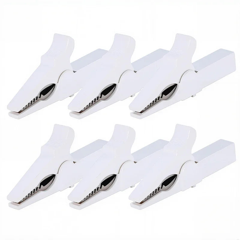 4mm Multimeter Pen Cable Probes Alligator Clip 55mm Battery Test Crocodile Clamp Connector for Banana Plug Alligator Clip 6pcs