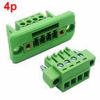 5/10Set 15EDGWC Pitch 3.81mm 2P/3P/4P/5P/6P/8P/9P Pluggable Terminal Block Connector JM15EDGKM 3.81mm Pitch