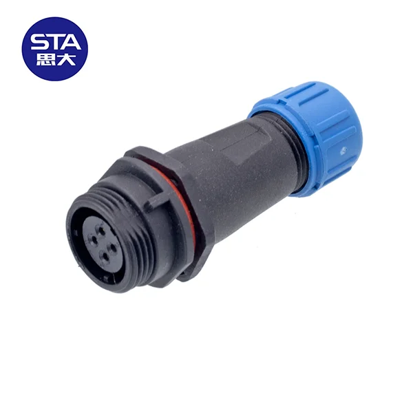 Threaded Plastic Waterproof Circular Connector Male Plug Female Socket Cable Connector Weipu SP1310 SP1311 SP1312 SP1313