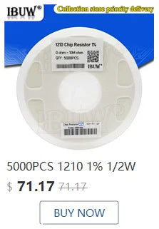 200PCS 660PCS 720PCS 4000PCS 0402 0603 0805 1206 1210 2512 SMD Resistor Kit igmopnrq Assorted Kit 10K 100K 1K 1R 100R 220R 1% 5%