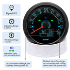 6 Gauge Set 85mm GPS Speedometer Tachometer 52mm Water Temp Fuel Voltmeter Oil Pressure Meter With 1/8 NPT Sensor For Boat Car