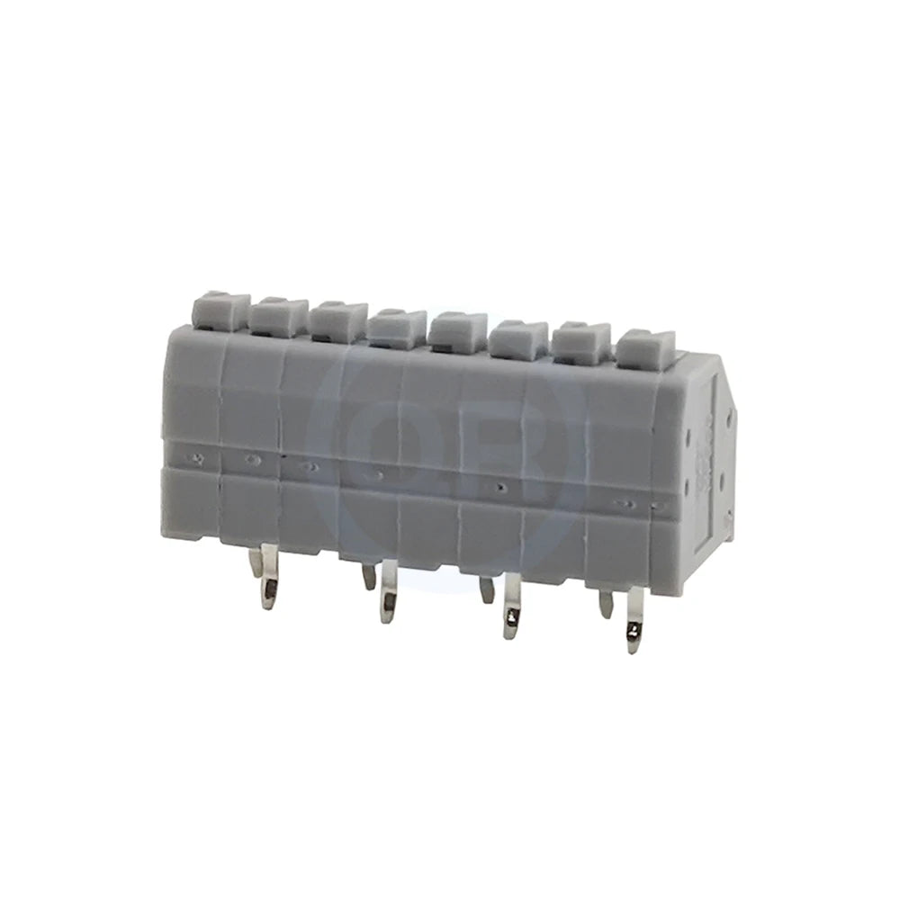 (10 pcs) KF250 3.5mm -1 -2 Spring Loaded PCB Terminal Block KF250A KF250B 3.5 Screwless Press Type 250A B Side Small Pitch 2-12P