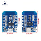 1-10pcs ESP8266 D1 Mini WIFI Development Board ESP-12F Wemos D1 Mini Nodemcu Lua Iot Board 3.3V Met Pins TYPE-C/Micro USB XZG
