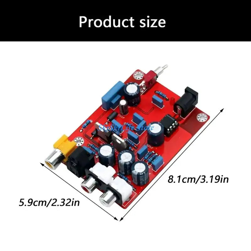 E65E TDA1543 CS8412 DACs Sound Decoders Board With Opticals Coaxials Input For HiFi Sound System Upgrades