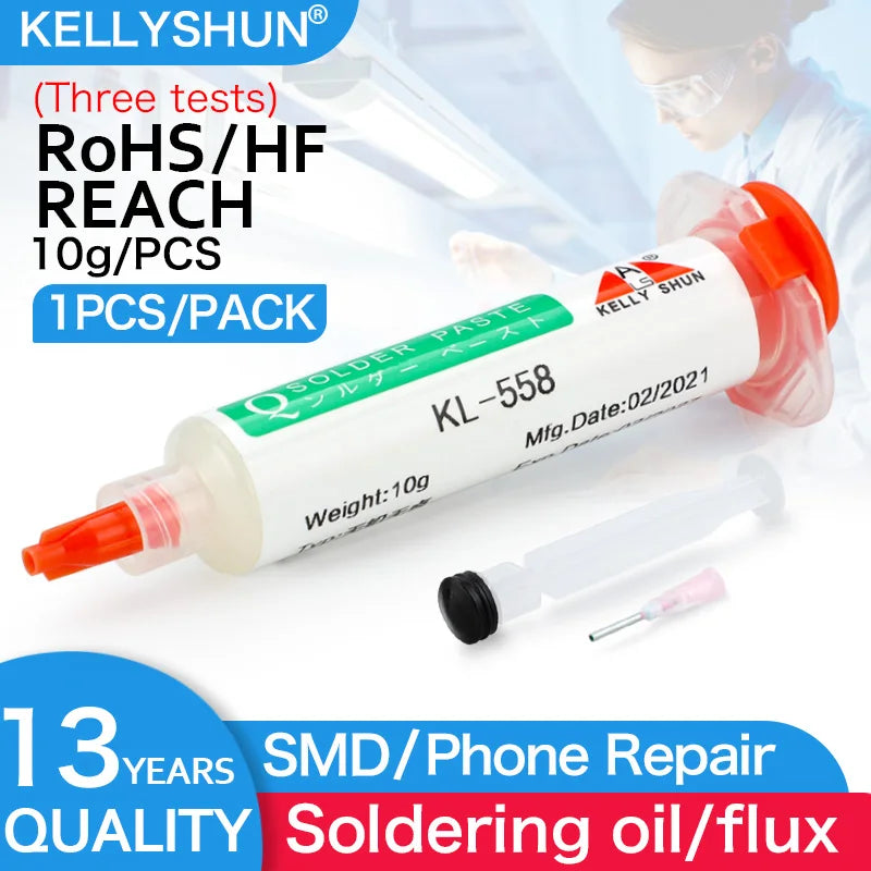 100% Original 100G Soldering Flux for Welding SMD Desoldering BGA Soldering Paste Flux, No-Clean Soldering Pcb Repair Welding