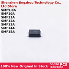 50/200/600/3000PCS 100% New SMF16A SMF17A SMF18A SMF20A SMF22A SMF24A SMF26A SMD TVS Diode SOD-123F In Stock Wholesale