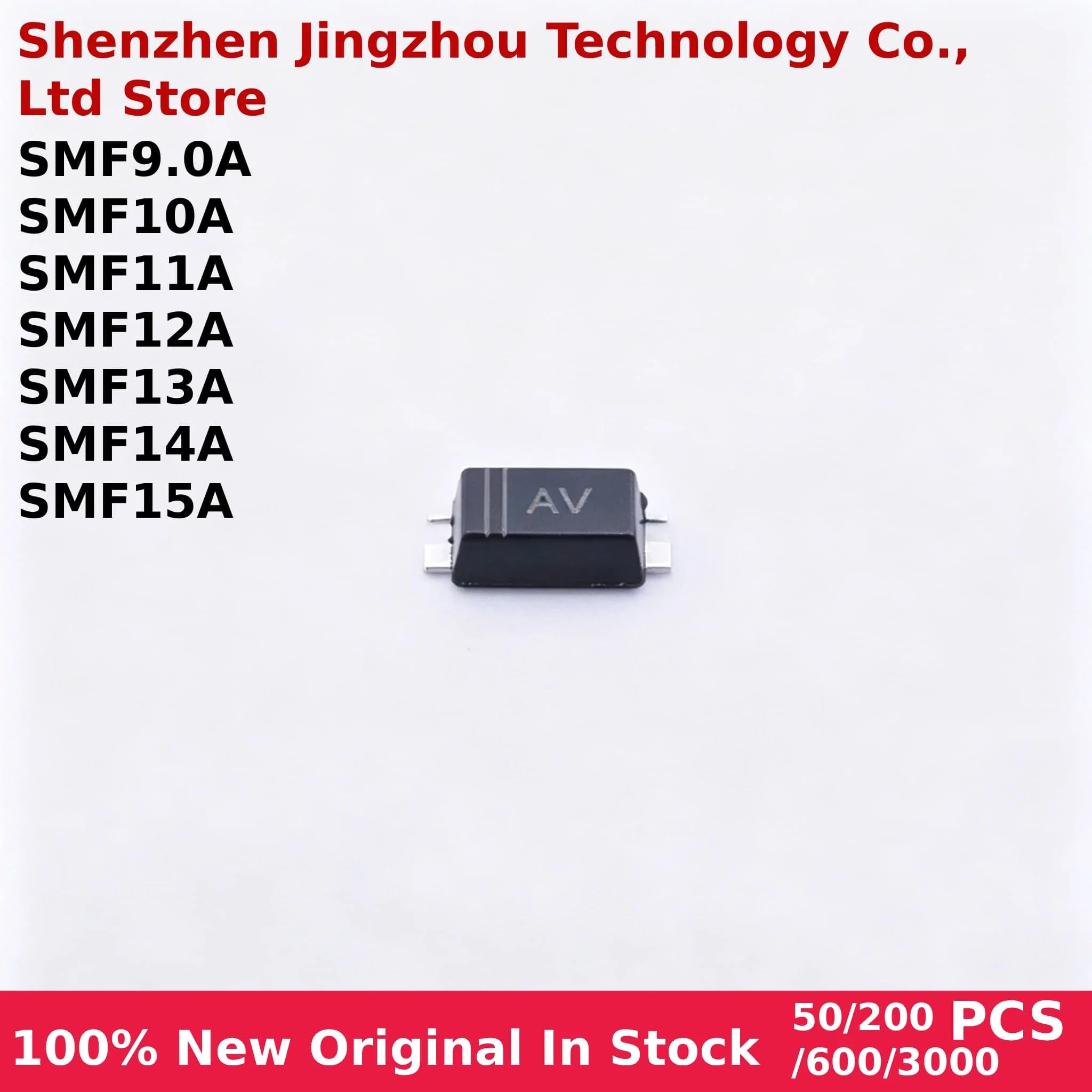 50/200/600/3000PCS 100% New SMF16A SMF17A SMF18A SMF20A SMF22A SMF24A SMF26A SMD TVS Diode SOD-123F In Stock Wholesale
