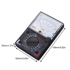 YX-360TRE-L-B Pointer Multimeters AC DC Measure ICEO HFE with Tester Pen Indicator Light Beeping Ammeter Voltmeter Resistance