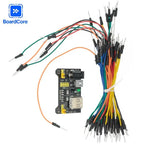MB102 Breadboard Power Module 3.3V/5V MB-102 830 Points Prototype Bread Board for Arduino Kit 10/20/30cm Dupont Wire 65pcs Cable