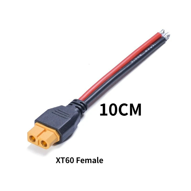 XT60 Plug Female Male Parallel Battery Connector with 14AWG Silicon Wire for RC Airplane Lipo Battery ESC FPV Drone Car Boat