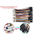 SH1.0mm/JST1.25/ZH1.5/PH2.0/HY2.0/XH2.54mm 2P/3P/4P/5P/6P/7P/8P/9P/10P/12Pin To 2.54mm Dupont Female Wire Connector Color Cable