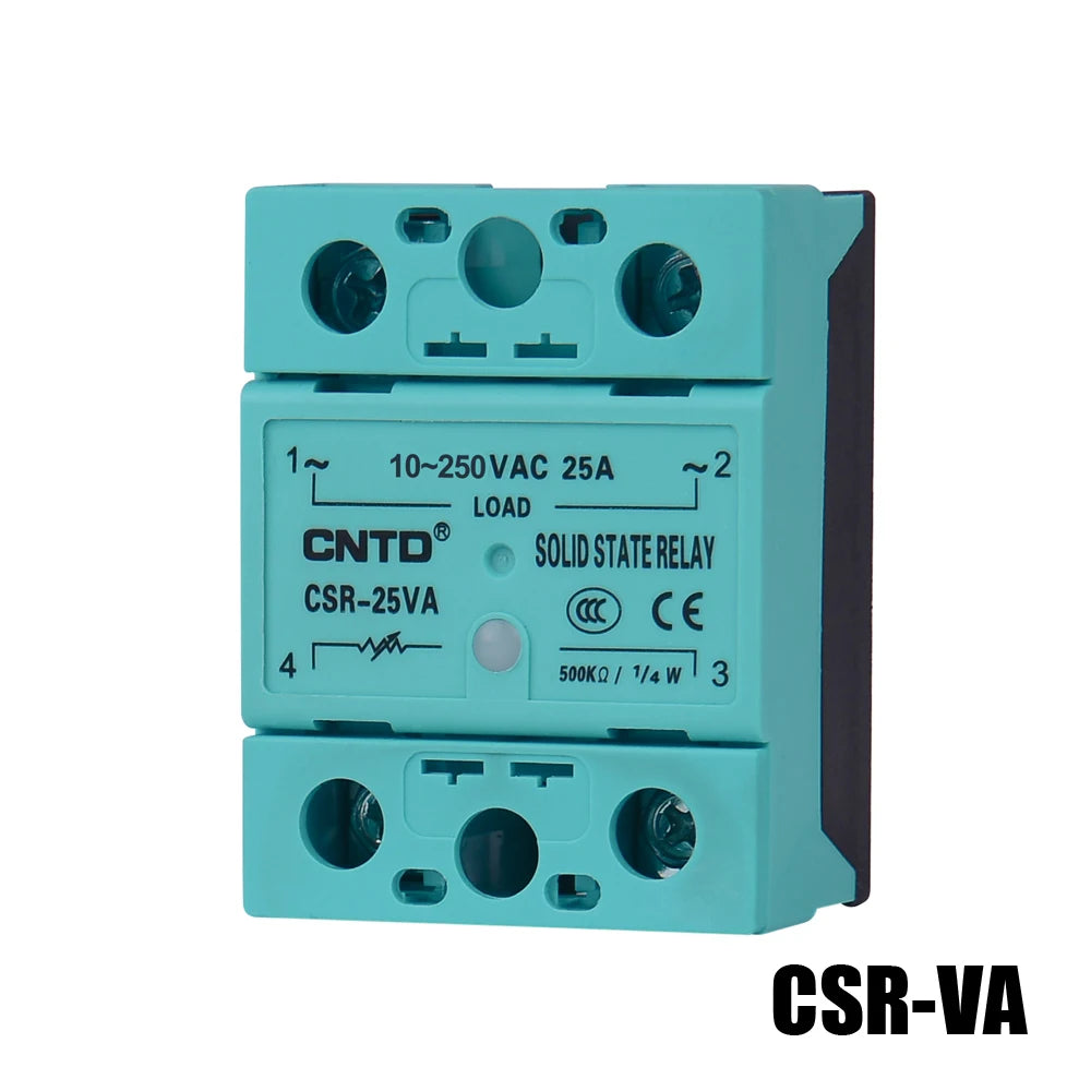 CNTD CSR Series High Quality Improve Design Type Solid State Relay AA DA VA 10A 25A 40A 60A 80A 100A Green Relay