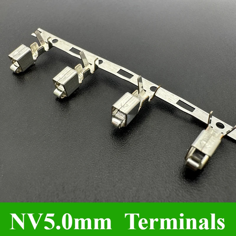 5/10/30/50/100Pcs NV5.0mm Pitch 5.0mm 2P 3P 4P 5P 6P Connector With Housing Straight Neddle Terminal Socket Replaces JST Plug