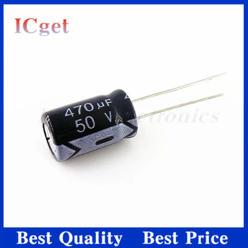 10PCS 470UF 35V 16V/25V/35V/50V/63V/100V 470UF Aluminum electrolytic capacitor