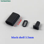 1Set Type C Male Connector 3 Solder Joint CC Pin CTOC5 With Capacitor Notebook Adapter PD Three Wire Charging Head With Shell