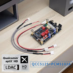 QCC5125 pcm5102 Qualcomm Bluetooth Decoder Receiver Module aptx LDAC Hi-Fi Lossless HIFI