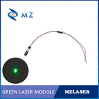 Economical Compact Green Dot Laser Diode Module 520nm D8mm 5mW 10mW 3V 5V 12V 24V Industrial Grade for Woodworking Machinery