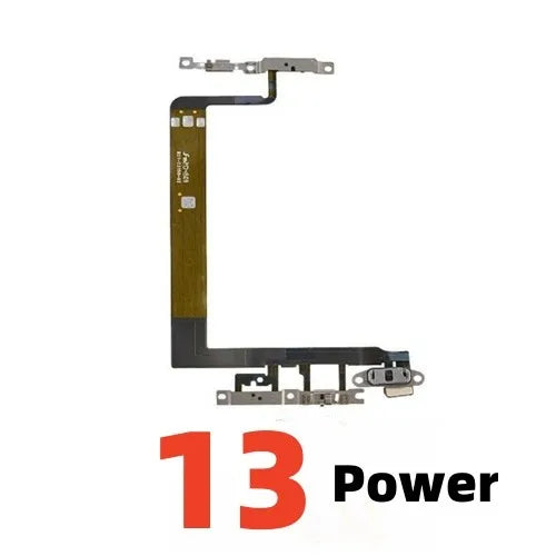 Power Flex Cable for iPhone 14 Plus 15 13 Pro Max 11 12 Volume Flex Ribbon Tape Side Button Distance Ambient Fix Parts