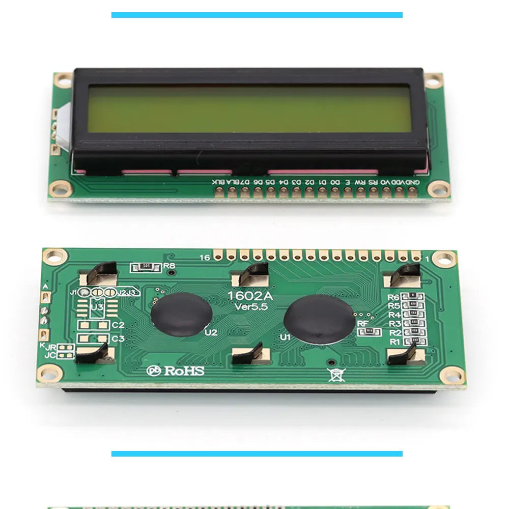 DC5V LCD1602 Screen Module 16*2 Display in ASCII Character Set PCF8574 I2C Interface Expand for Arduino development