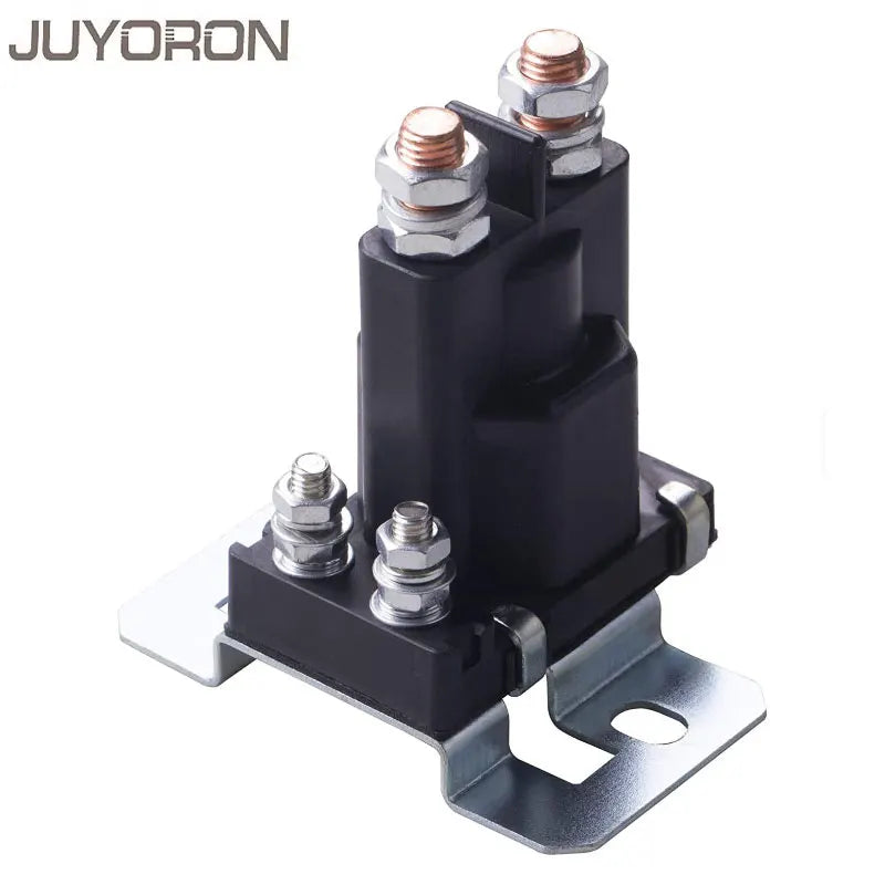 High Quality 4 Pin SPST 500A DC12V Solenoid Auto Car Starter Relay Start Contactor Double Batteries