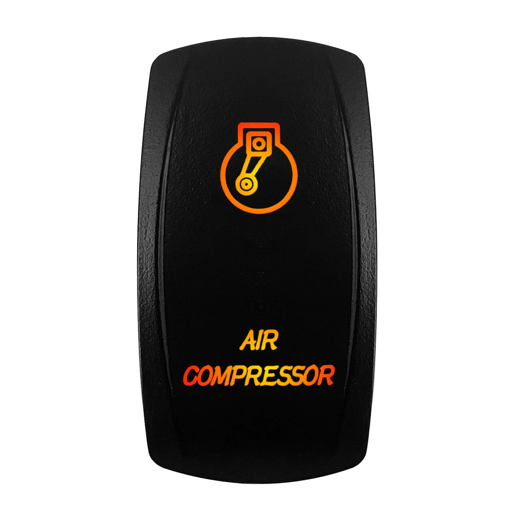 12V-24V Orange Led Rocker Switch Waterproof 20A Amber Light SPST DPDT Toggle Key for Car Boat ATV Camper Motorhome Auto Machine