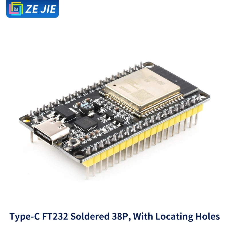 ESP32 Development Board Module, 8266 Wireless WiFi + Bluetooth, Dual-Core CPU, CH340 Chip, ESP32 Programming Socket