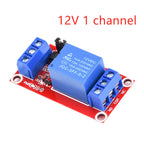 DC5/9/12/24V Single Channel Relay Module Smart Switch  With Optocoupler Shield High/Low Level Trigger Power Module for Arduino