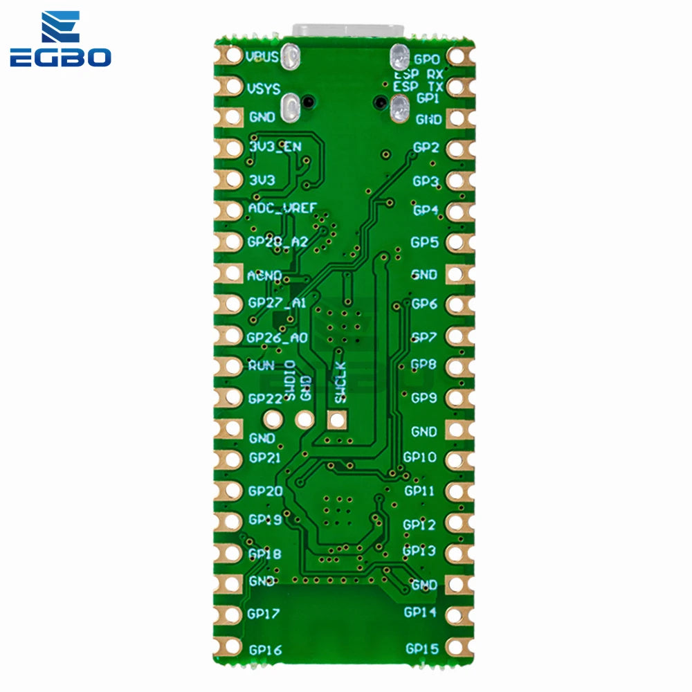 1~4PCS RP2040 Raspberry Pi Pico W Board with 2.4G WiFi Dual-Core 264KB ARM Microcomputers High-Performance Cortex-M0 Processor