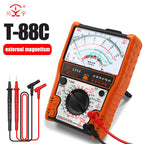 2025New Pointer Multimeter T88A T88B T88C AC/DC 2500V Volt-Ammeter Analog Multimetro Resistor Tester With Coat Electrician Tools