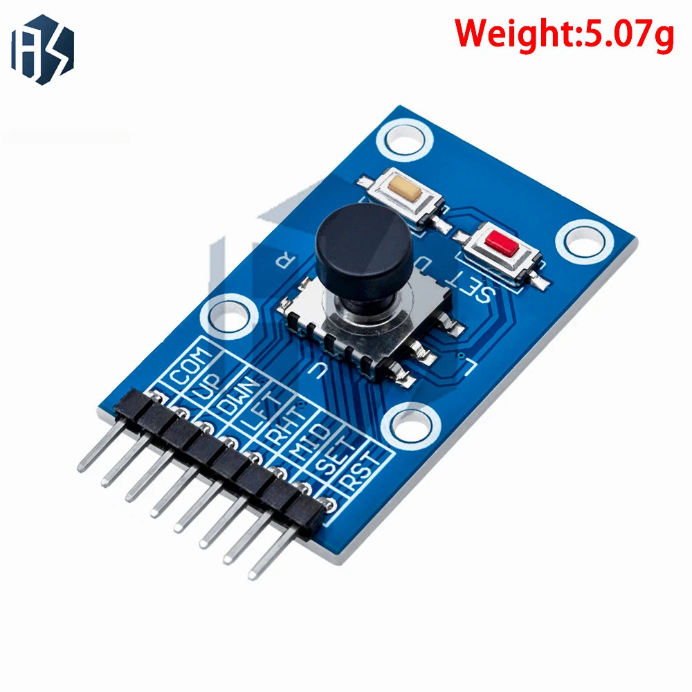 ‌"5-Way Navigation Button Module with Joystick Control for Arduino/AVR/MCU - 5D Rocker Game Controller & Independent Keypad