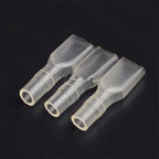 50/100/200pcs Female Spade Quick Splice Crimp Terminals 6.3mm Crimp Connector Non Insulated Terminal