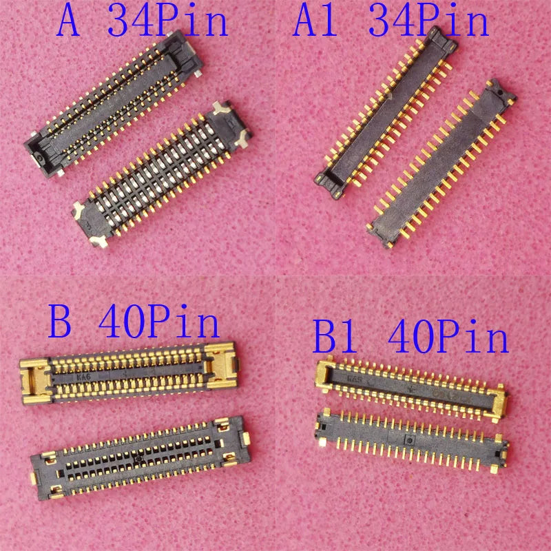 1-50Pcs Lcd Display Screen Plug FPC Connector Usb Charger For Samsung Galaxy A50S A507 A50 A505 S10 Lite G770F 34 40 54 64 Pin