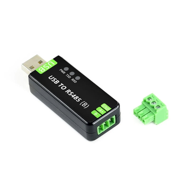 Waveshare USB to RS485 Serial Converter RS485 Communication Module 300-921600Bps Built-in ESD Protection Circuit