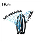 Sata To Sata Cable 4/6/8 Ports/Set SATA 3.0 Date Cable 7 Pin to 7 Pin Sas Cord 12Gbps HDD Cable For Server NAS PC