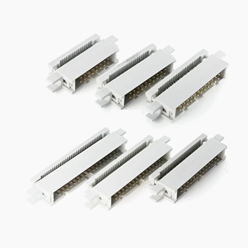 5pcs 2.54MM IDC Type Box Header Male Headers 10/14/16/18/20/30/34/40/50 PIN Connector for 1.27mm Pitch Flat Cable